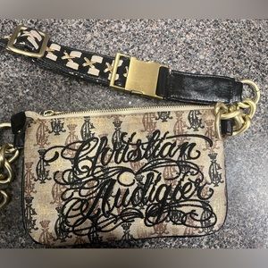 DEADSTOCK Christian Audigier Purse